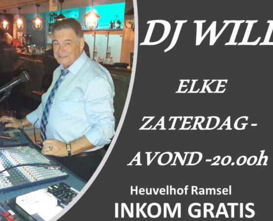 ZATERDAGAVOND DANSAVOND met DJ WILL – 9 JULI